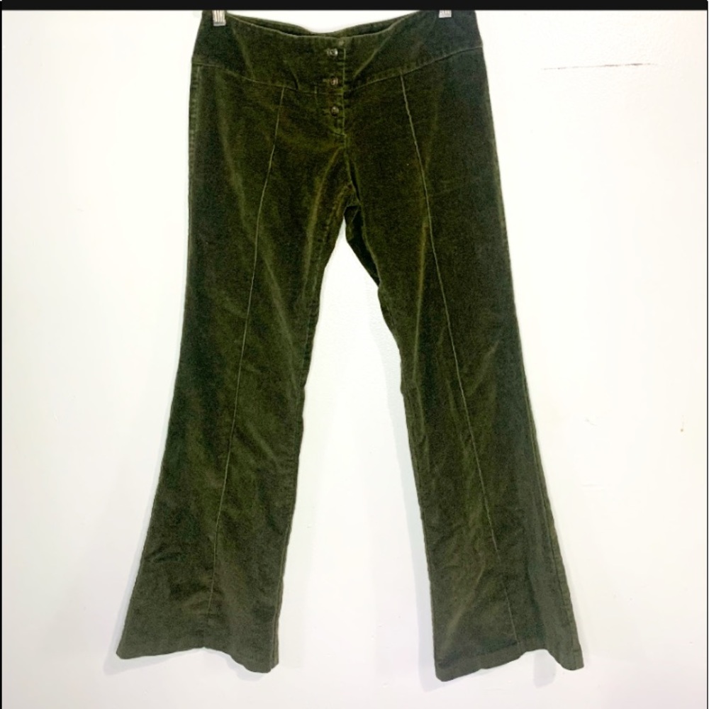 Powder blu low waisted/ bootcut pants